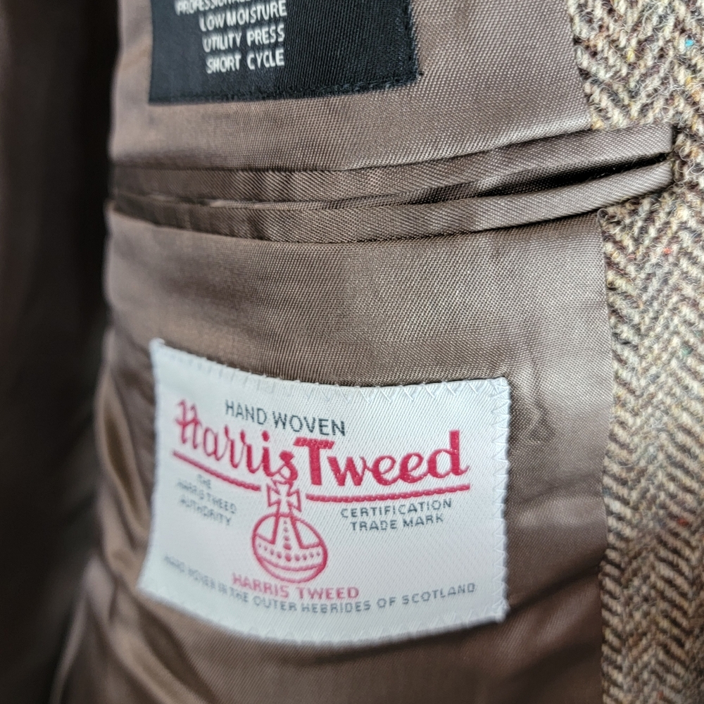 Jos. A. Bank Brown Sport Coat Timeless Tweed Blazer - Picture 10 of 16